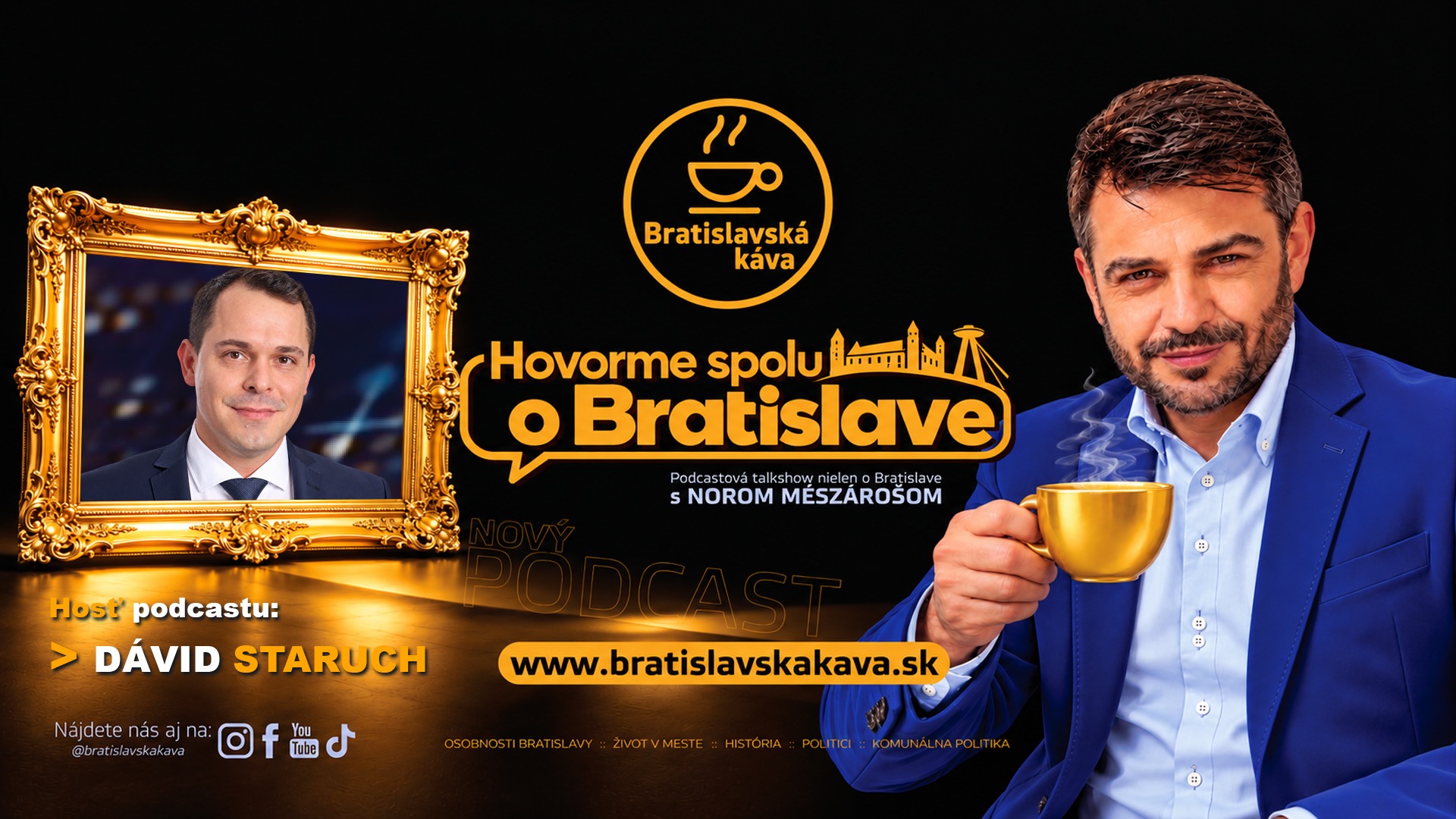 DÁVID STARÚCH – epizóda podcastu Bratislavská káva